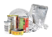 Aluminum and Steel Cans, Foil and Pie Tins